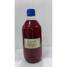 MIEL CON TÉ DE LIMON Y ROSA JAMAICA BOTELLA 500 GR